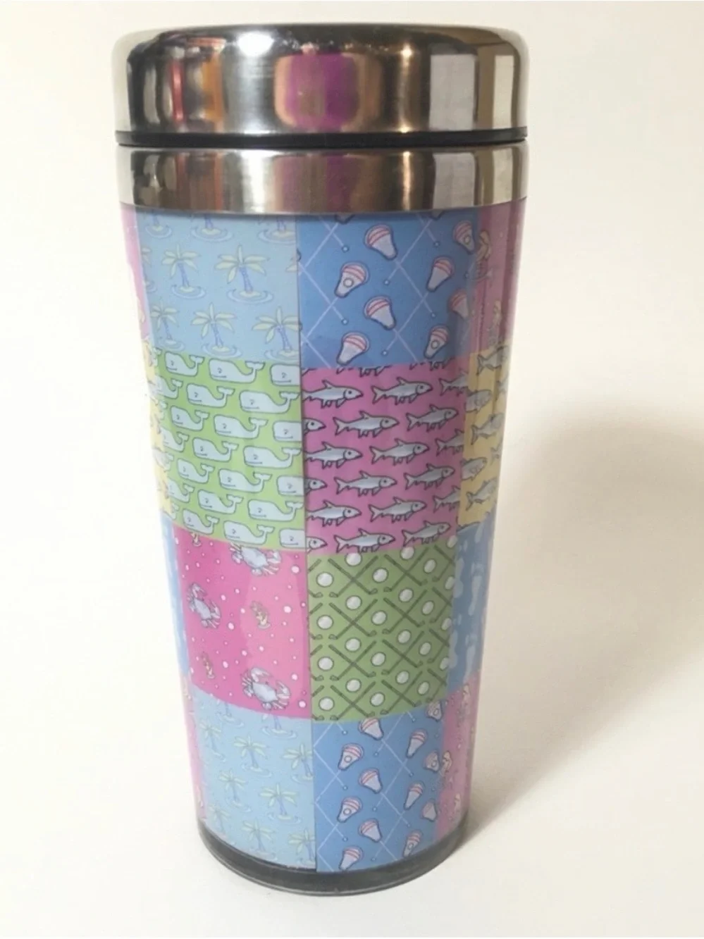 Vineyard Vines Travel Tumbler Stainless Like New! Martha’s Vineyard Collection